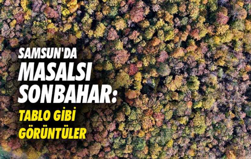 Samsun'da masalsı sonbahar: Tablo gibi görüntüler