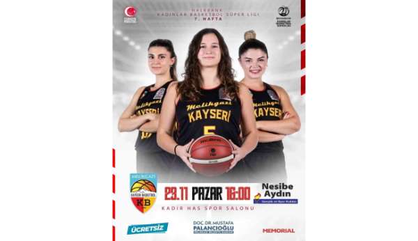 Melikgazi Basketbol taraftarı maçı ücretsiz izleyecek