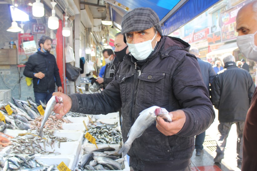 Samsun'da vatandaş balığa akın etti