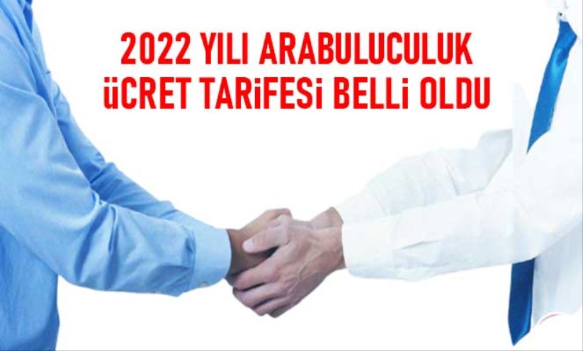 2022 yılı arabuluculuk ücret tarifesi belli oldu