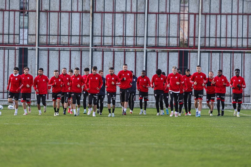 Samsunspor'da Pazar İdmanı