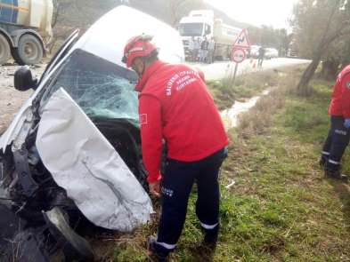 Balıkesir'de kaza: 1 ölü