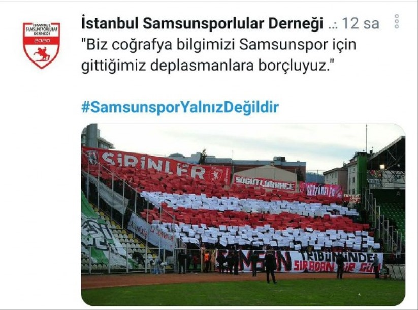 Samsunspor Twitter'da Zirveyi Gördü