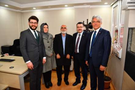 Başkan Genç, iş adamlarıyla görüştü 