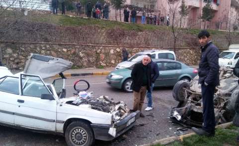Gaziantep'te akıl almaz kaza: 1 yaralı 