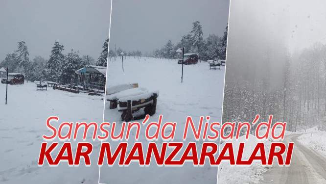 Samsun'da kar sürprizi