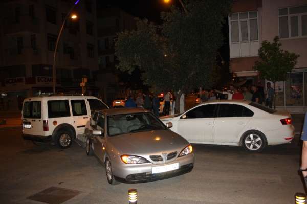 Manavgat'ta zincirleme trafik kazası: 1 yaralı 