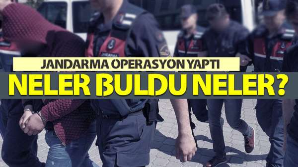 Jandarma Samsun'da operasyon yaptı