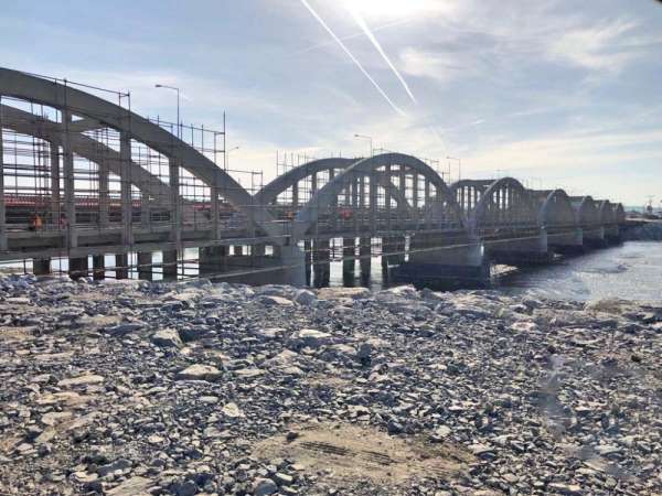 Çetinkaya Köprüsü restore ediliyor 