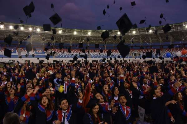Spor Toto MAKÜ Stadyumunda ilk mezuniyet töreni 