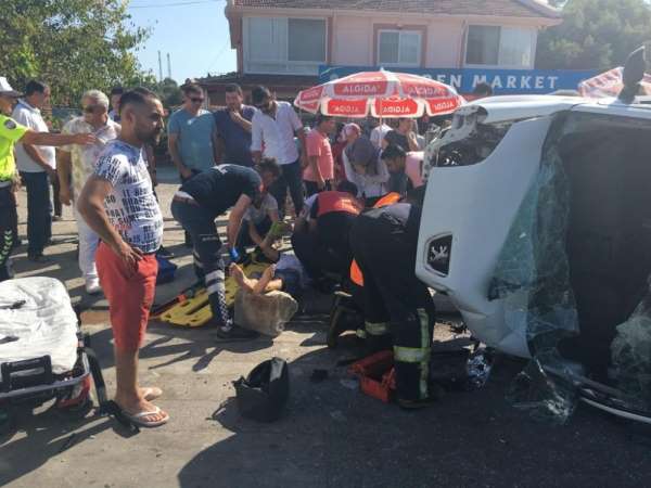 Fethiye'de trafik kazası: 6 yaralı 