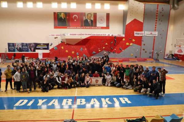 Diyarbakır'da Tırmanış Türkiye Şampiyonası düzenlendi - Diyarbakır haber