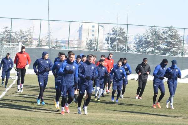BB Erzurumspor Galatasaray maç hazırlıklarını sürdürdü