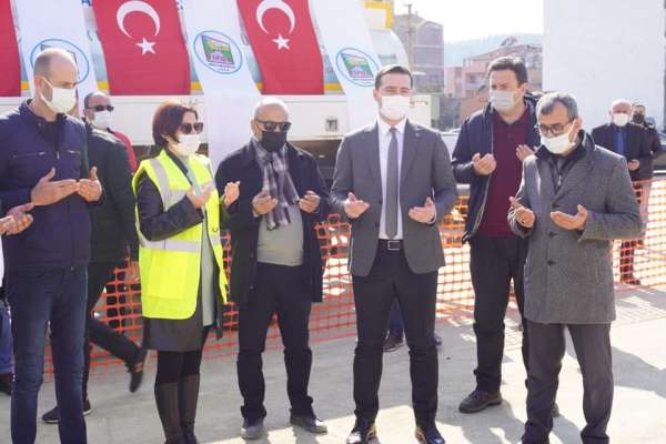 Kiraz'ın açık pazarı geçici olarak kapatıldı