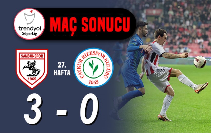 Karadeniz derbisinin galibi Samsunspor 