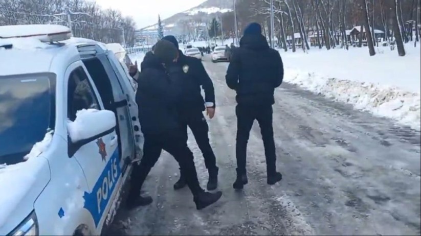 Samsun polisi, MSÜ sınavı öğrencilerini yalnız bırakmadı