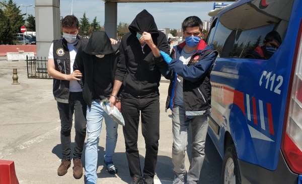 Samsun'da iş yerinde esrar ele geçti: 2 gözaltı