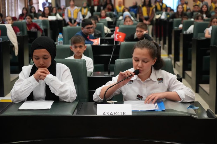 Samsun Büyükşehir Belediye Meclisi'nde söz hakkı çocukların