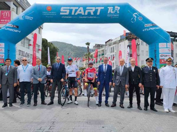 Cumhurbaşkanlığı Bisiklet Turu'nun Fethiye-Marmaris etabı başladı