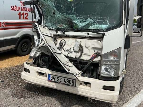 Gönen'de trafik kazası: 1 kişi yaralandı