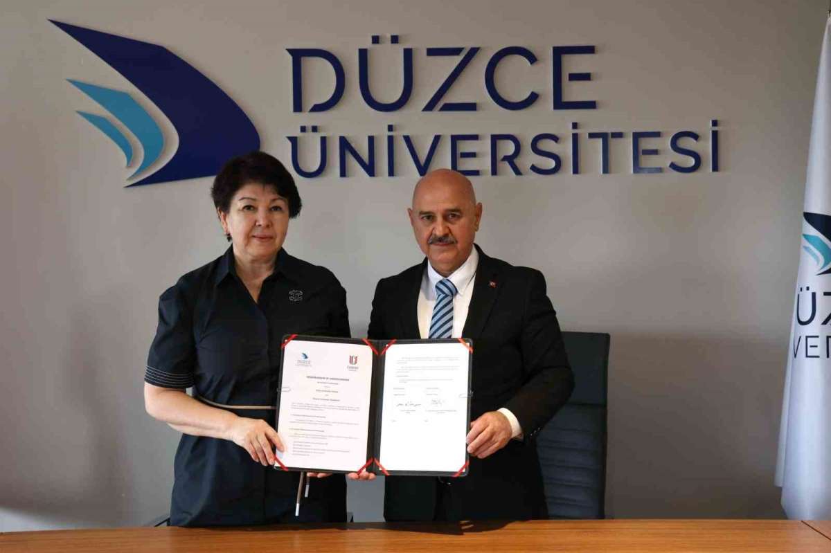 Düzce Üniversitesi'nden bir uluslararası anlaşma daha