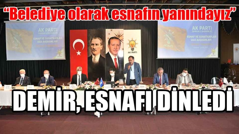 Başkan Demir: 'Her zaman Samsun esnafının yanındayız'