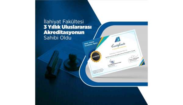 Hitit Üniversitesi İlahiyat Fakültesi'ne uluslararası akreditasyon