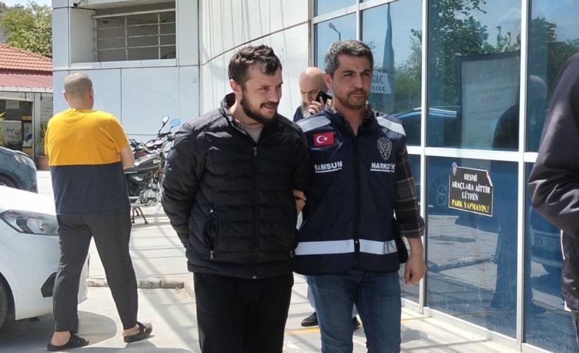 Samsun'da uyuşturucu ile yakalanan şahıs tutuklandı