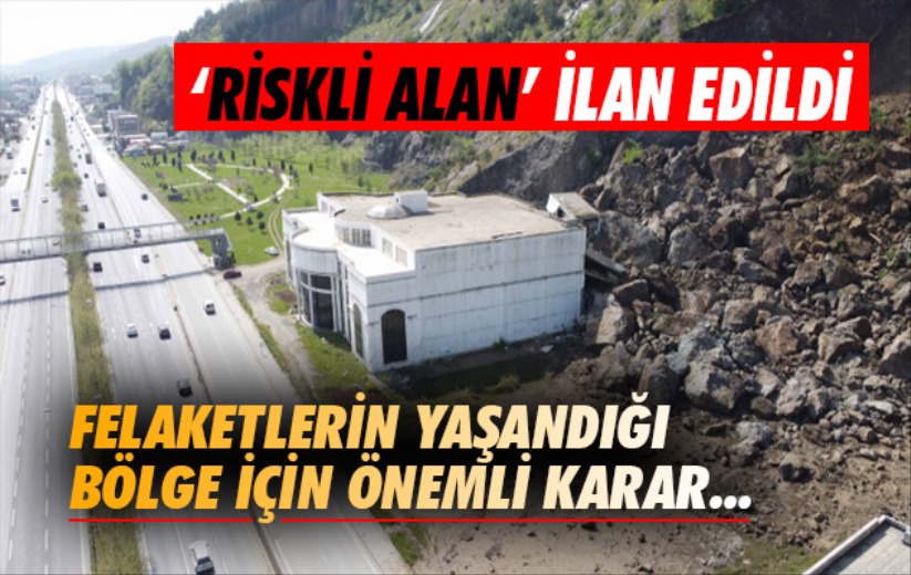 Samsun'da felaket bölgesi için önemli karar: 'riskli alan' ilan edildi