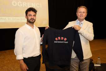 ODÜ'de 'rektör-öğrenci' buluşması