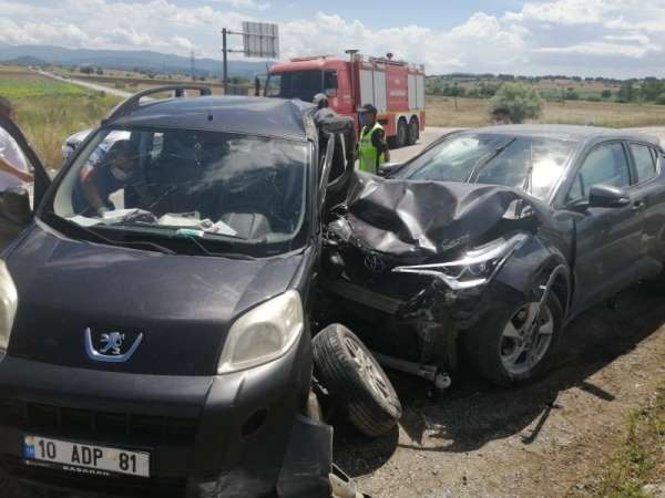 Çan'da trafik kazası: 4 yaralı