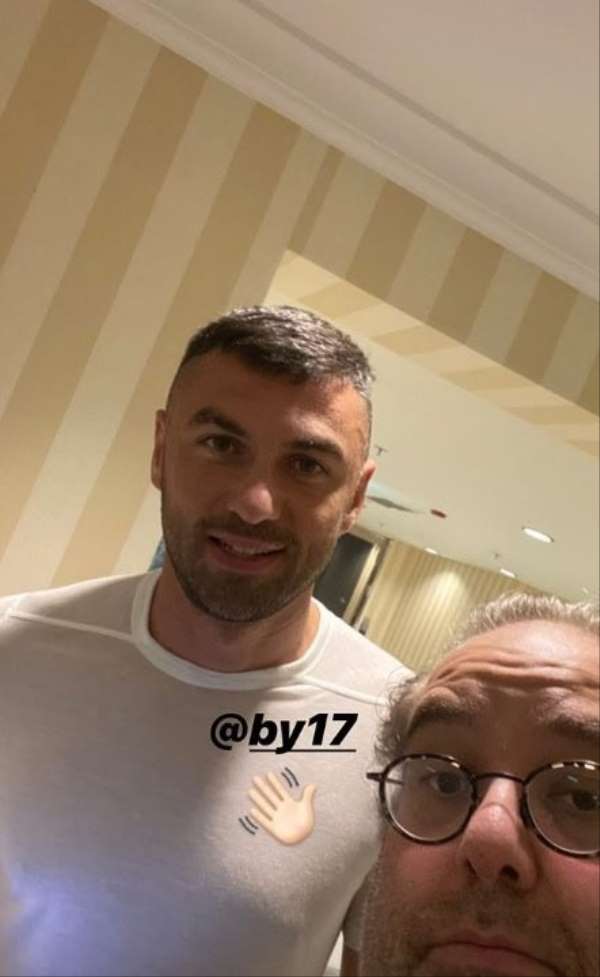 Burak Yılmaz'ın menajerinden veda paylaşımı