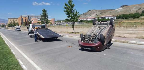 Erzincan'da trafik kazası: 1 yaralı 