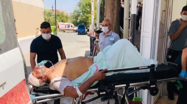 Resulayn'daki patlamada yaralananlar Ceylanpınar'a getiriliyor 