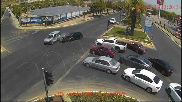 Aydın'da biri bebek 4 kişinin yaralandığı kazanın görüntüleri ortaya çıktı