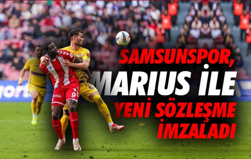 Samsunspor, Mouandilmadji ile yeni sözleşme imzaladı