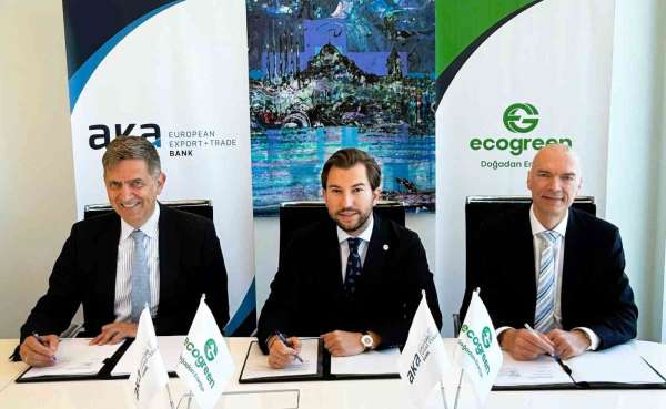 Ecogreen Enerji, Alman Aka European Export Trade Bank ile 76,7 milyon Euro tutarında finansman sözleşmesi imza