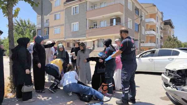 İnegöl'de zincirleme kaza: 1'i komiser 5 yaralı