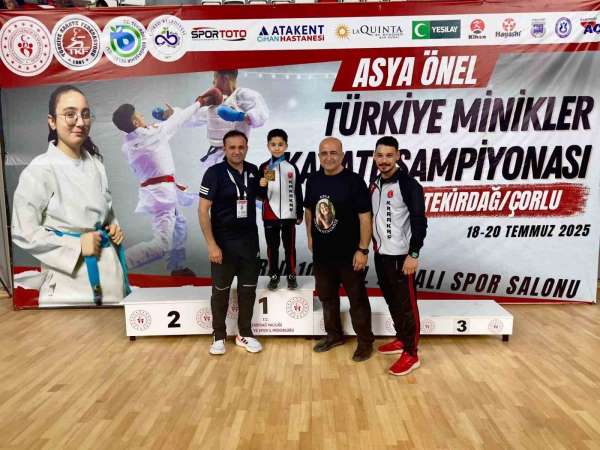 Ispartalı Yalın Berk Türker, karatede Türkiye şampiyonu oldu