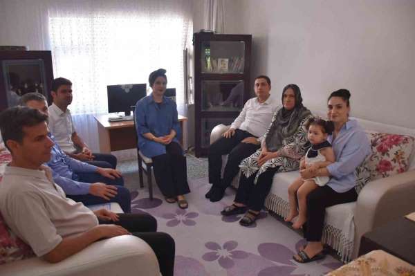 Kaymakam Başar, Sason'da şehit aileleri ve gazi aileleriyle araya geldi