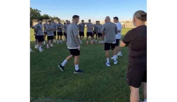 Süleyman Özdamar ve Hakan Yavuz, Elazığspor'da ilk antrenmanına çıktı