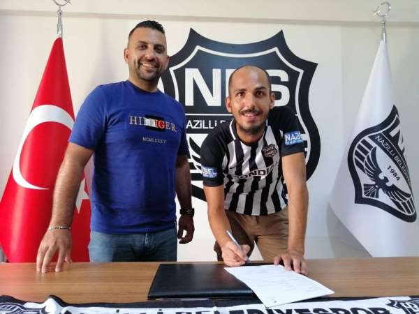 Nazilli Belediyespor Muhammet Ali Aydın ile el sıkıştı 