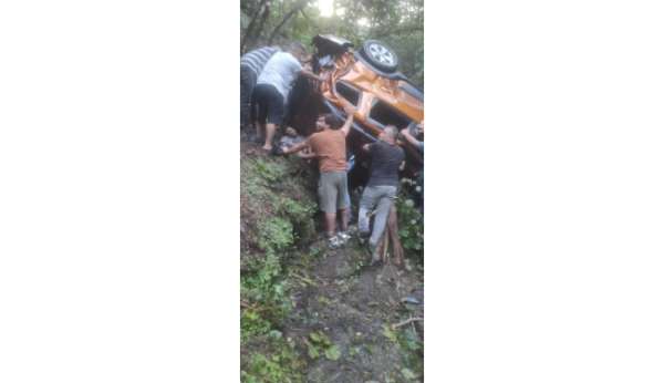 Giresun'da trafik kazası: 1 ölü, 4 yaralı