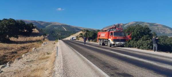 Tokat'ta faciadan dönüldü, alevler ormana sıçramadan söndürüldü