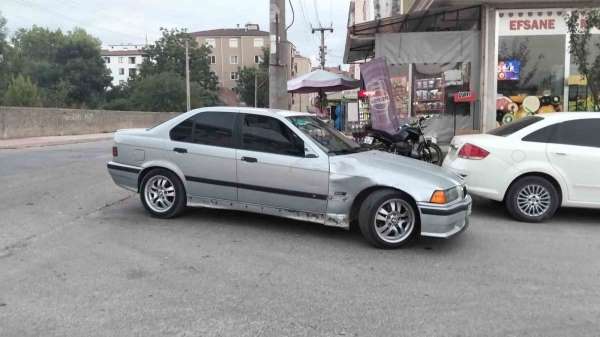 Bafra'da otomobil motosikletle çarpıştı: 1 yaralı