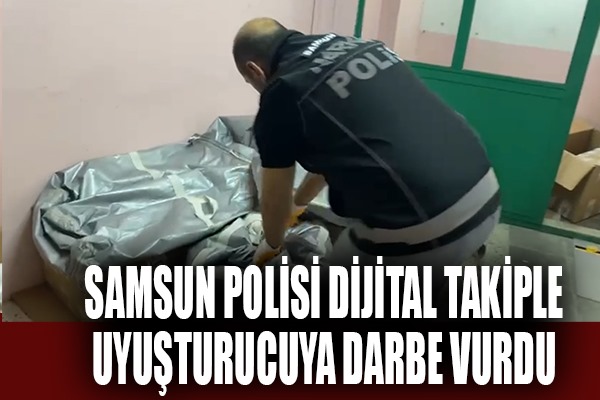 Samsun polisi dijital takiple 171 bin 824 adet sentetik ecza ele geçirdi: 5 gözaltı