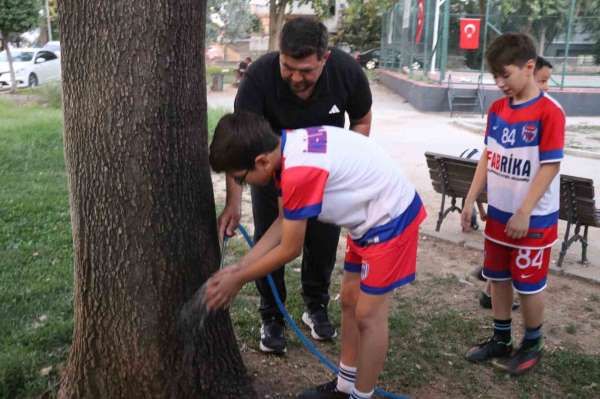 Denizli'de taşıma suyla antrenman çilesi