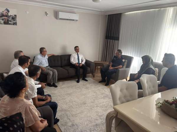 Kaymakam Koç'tan şehit ailesine ziyaret