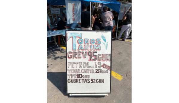 Toros Tarım işçileri 95 gündür grevde