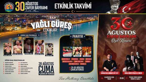 Atakum'da 30 Ağustos coşkusu günler öncesinden başlayacak